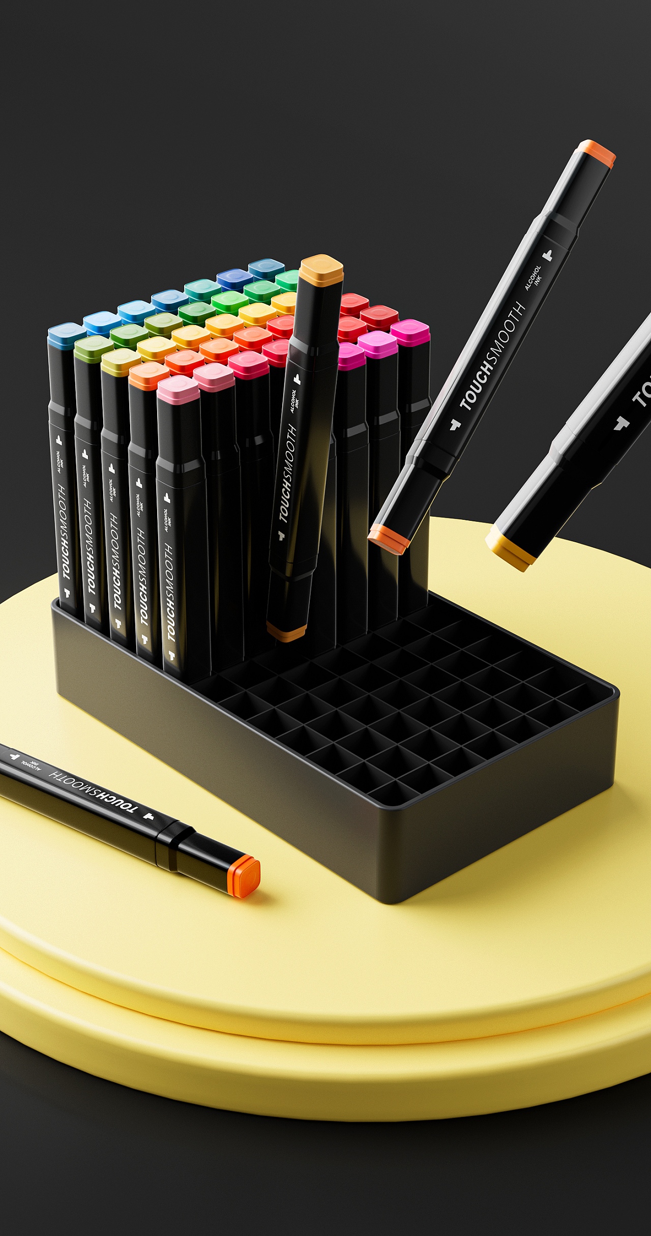 電商設計丨2022上半年產品建模渲染與詳情頁設計在文具領域的應用